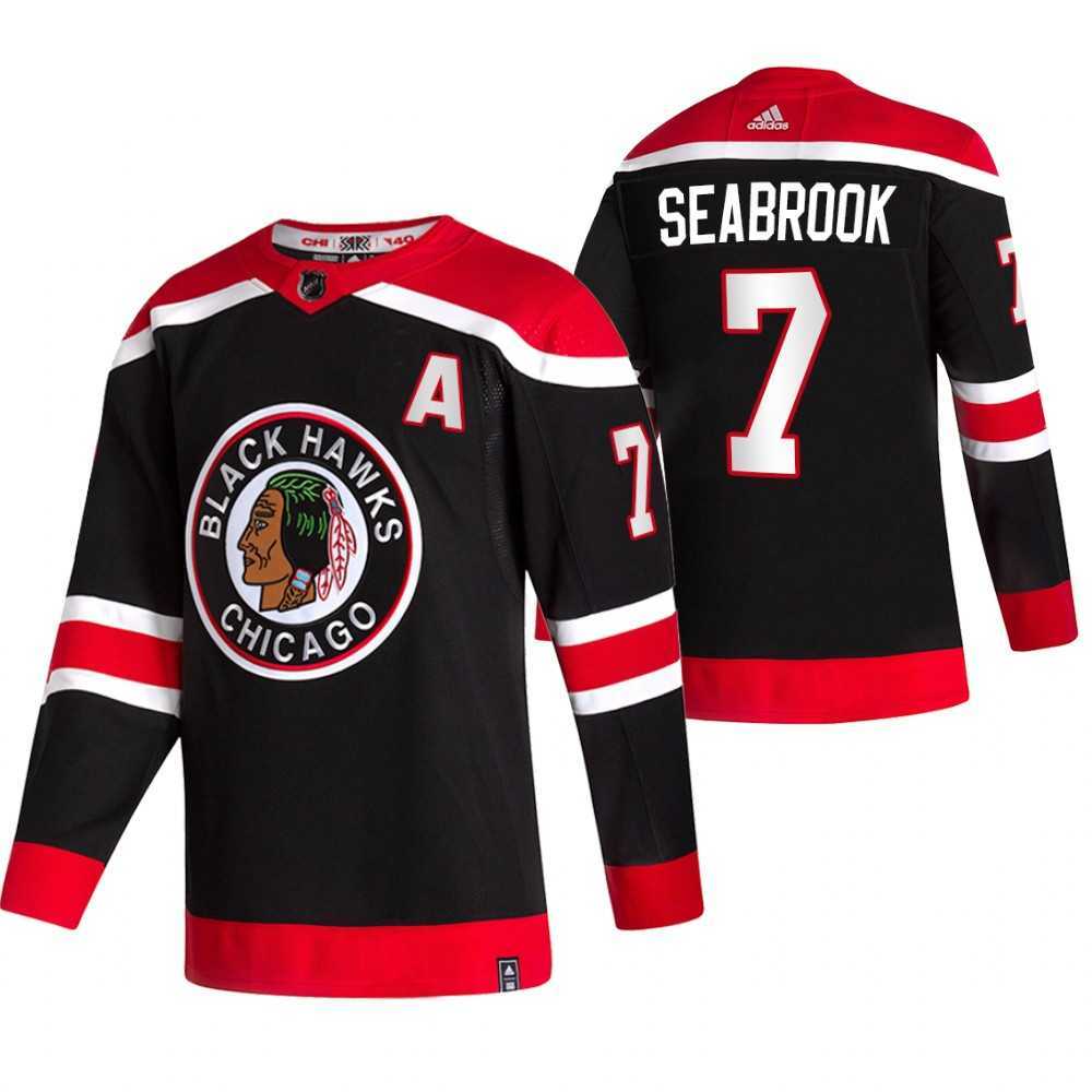 Chicago Blackhawks 7 Brent Seabrook Black Adidas 2020-21 Reverse Retro Alternate Jersey Dzhi,We sell and wholesale Chicago Blackhawks 7 Brent Seabrook Black Adidas 2020-21 Reverse Retro Alternate Jersey Dzhi on line form chian!